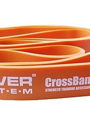Еспандер-петля (гумка для фітнесу і кроссфіту) power system ps-4052 crossfit level 2 orange (опір 10-35 кг)5 фото
