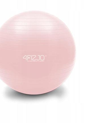 М'яч для фітнесу (фітбол) 4fizjo 65 см anti-burst 4fj0401 pink2 фото