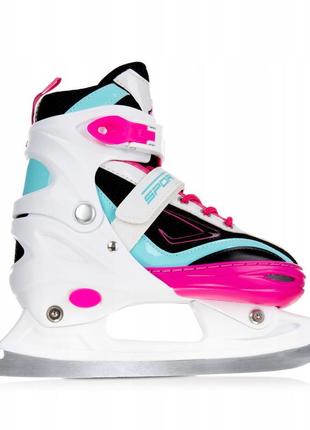 Ролікові коники sportvida 4 в 1 sv-lg0033 size 39-42 white/pink/blue2 фото