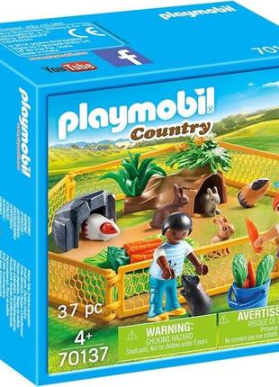 Ігровий набір арт. 70137, playmobil, загін з домашніми тваринами, у коробці 70137  ish