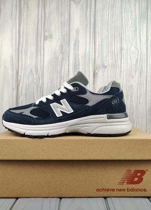 New balance 993 dark blue7 фото