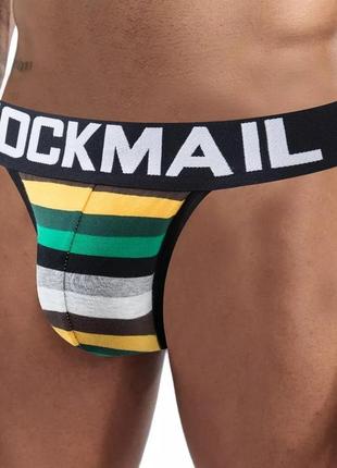 Трусы джоки полосатые jockmail xxl разноцветный