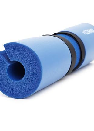 Накладка (бампер) на гриф cornix barbell pad xr-0210 blue3 фото