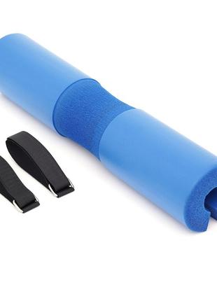 Накладка (бампер) на гриф cornix barbell pad xr-0210 blue