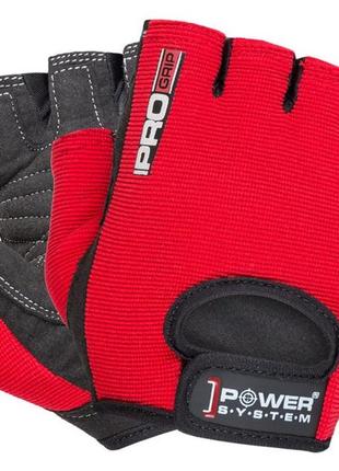 Рукавички для фітнесу power system ps-2250 pro grip red xs