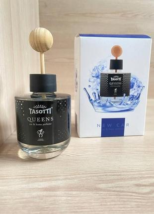 Ароматизатор для дому і офісу tasotti "car & home" queens 100ml / new car