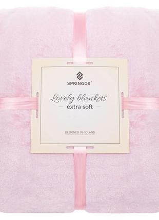 Плед-покрывало springos extra soft 200 x 220 см ha7082