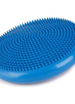 Балансировочная подушка-диск cornix 33 см (сенсомоторная) массажная xr-0054 blue3 фото