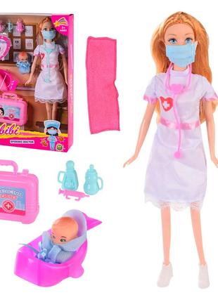 Кукла "доктор" bld320-1   младенец,аксессуары,в кор.– 23.5*6*31 см, р-р игрушки – 29 см  bld320-1  ish