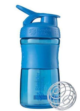 Шейкер спортивний (пляшка) blenderbottle sportmixer 20oz/590ml cyan (original)