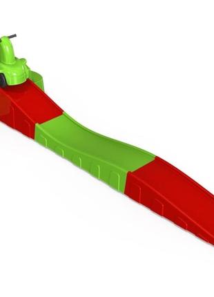 Машинка-каталка зі спуском   зел, фламінго /1/ 01491/1  ish