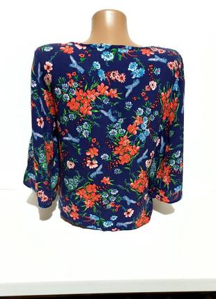 Блуза в цветочный принт4 фото