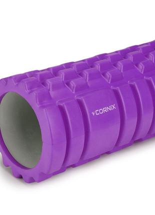 Массажный ролик cornix eva 33 x 14 см (валик, роллер) xr-0032 violet4 фото