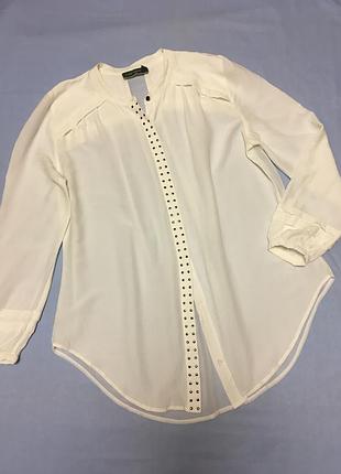 1+1=3 блуза легка біла