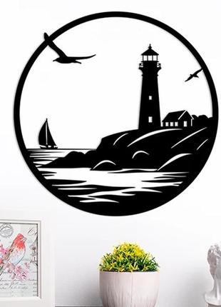 3d-друкована картина "маяк серед морської безодні"
