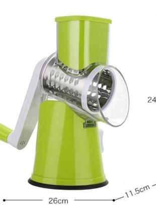 Овощерезка ручная мультислайсер tabletop drum grater dl784 фото