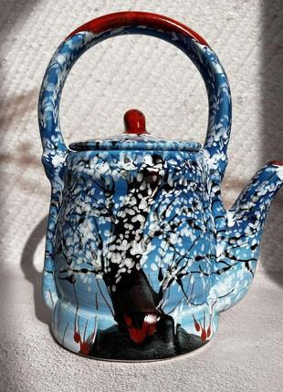 Чайник керамический львовская керамика 1 л lk037-102 фото