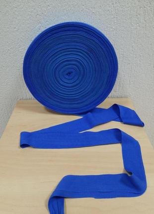 Бинтова стрічка для боксу powerplay синя (100м)1 фото