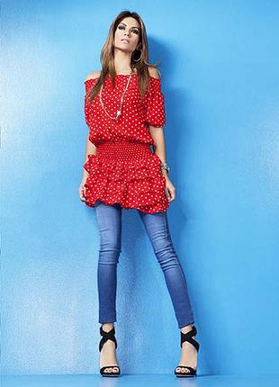 Яркое летнее платье-туника