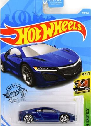 Машинка hot wheels - '17 acura nsx - 2019 exotics (#199) - fyc34