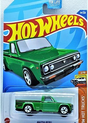 Машинка hot wheels - mazda repu - 2022 hot trucks (#024) green - hcw82