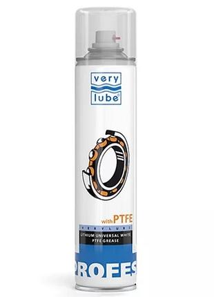 Смазка универсальная литиевая белая с ptfe verylube 320 мл