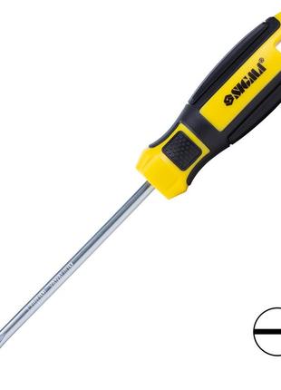 Отвертка шлицевая sl 6.0×125мм crv mega sigma (4009261)