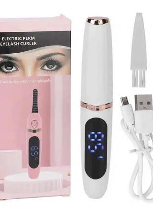 Щипці для завивання вій із підігрівом eyelash curler xl-2711 фото