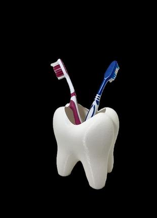 Тримач для зубних щіток у вигляді зуба1 фото