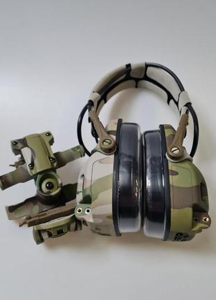 Профессиональные активные наушники hd-17 wosport гарнитура с шумопоглощением + bluetooth мультикам