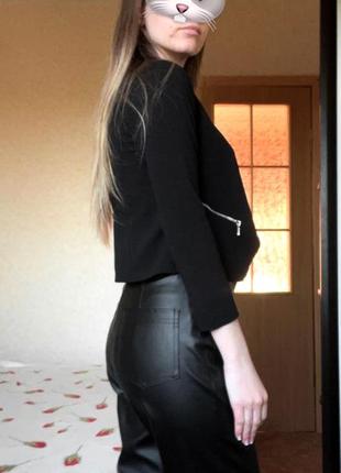 Пиджак кофта черный4 фото