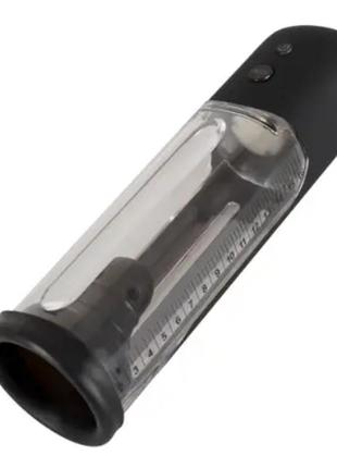 Автоматическая, мужская, прозрачная вакуумная помпа для увеличения пениса, длина 24 см