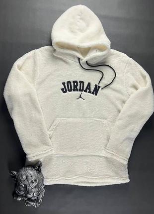 Худи мишка jordan белый мужской