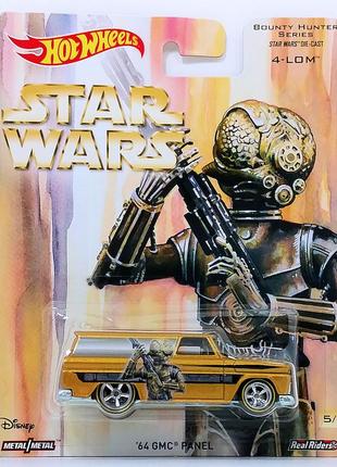 Машинка hot wheels premium - '64 gmc panel - 2017 star wars: bounty hunter (5/6) - 4-lom - pop culture - dwh39