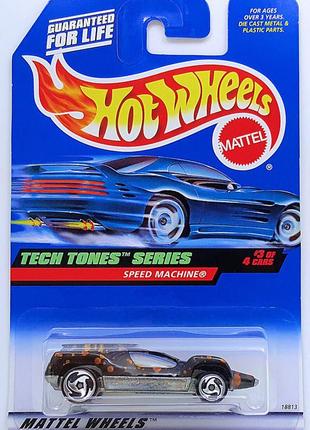 Машинка hot wheels - speed machine (mantis) - 1998 tech tones (#747) - 18813