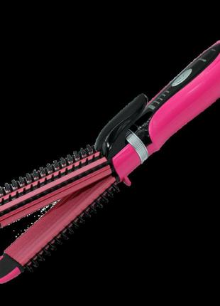 Праска для волосся gm 2922, плойка для волосся, гофре, локон 3 в 1