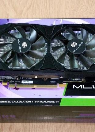 Видеокарта игровая mllse amd amd radeon rx580 8gb gddr5 2048sp 6pin gddr5 256bit pci express 3.016