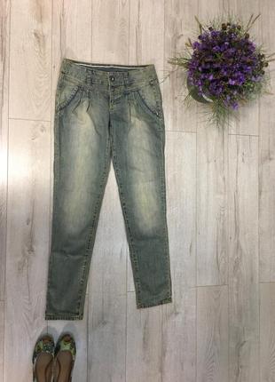 Esprit-серо бирюзовые джинсы 👖🦋классические джинсы
