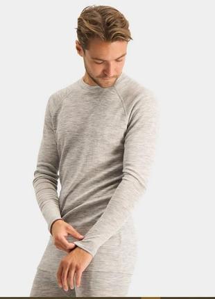 Термобелье neomondo men undershirt grey 70% wool - 30% pes верх xl