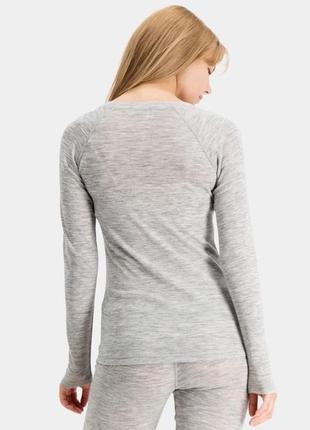 Термобелье neomondo ladies undershirt grey 70% wool - 30% pes верх m2 фото