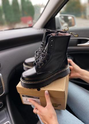 Зимние ботинки dr. martens jadon женские на платформе2 фото