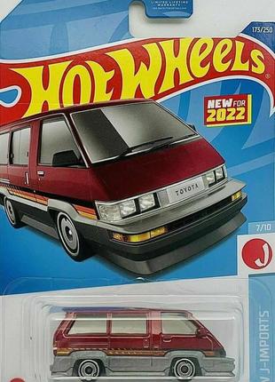 Машинка hot wheels - 1986 toyota van - 2022 j-imports (#173) - hct15