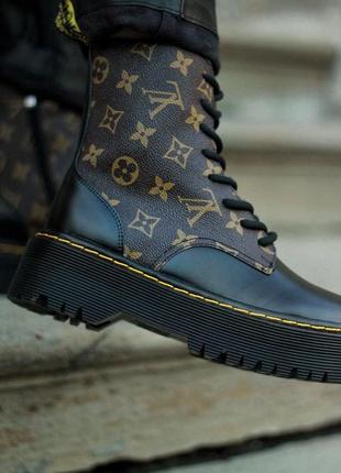 Черевики dr. martens jadon x louis vuitton черевики10 фото