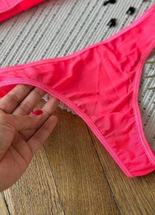 Комплект роскошного женского нижнего сексуального белья для девушек топ и трусики8 фото