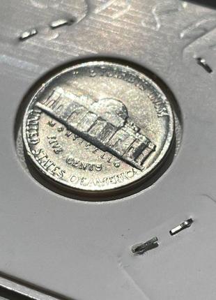 Монета сша 5 центів, 1984 року, jefferson nickel, мітка монетного двору "p" - філадельфія6 фото