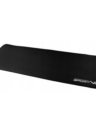 Коврик (мат) спортивный sportvida nbr 180 x 60 x 1 см для йоги и фитнеса sv-hk0166 black2 фото