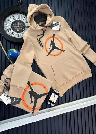 Худі jordan беже чоловіче спорт