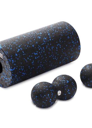Массажный набор cornix (ball 8 см, duoball 8 х 16 см и foam roller 30 х 15 см) xr-00781 фото