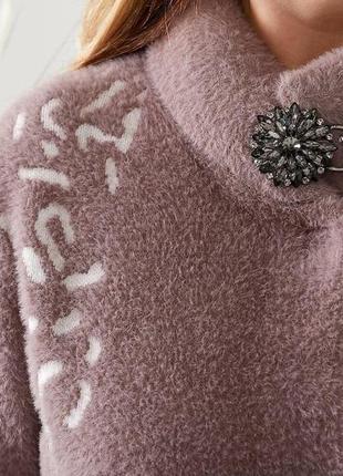 Женское стильное теплое пальто альпака без подклада батал7 фото