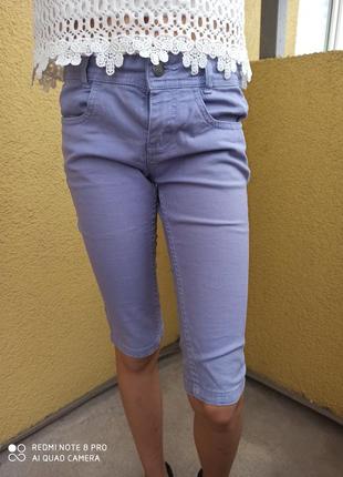 Якісні бриджі шорти на дівчинку зріст 134